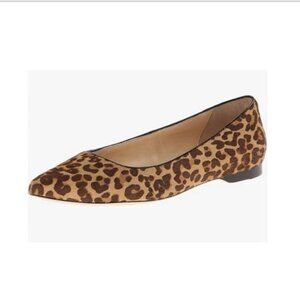Cole Haan Women's Magnolia Skimmer Ballet Flat,Ocelot Hair Calf, 6 B US